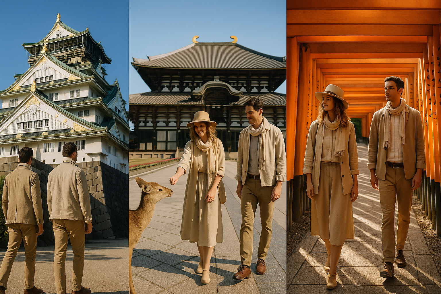 Osaka - Nara - Kyoto
